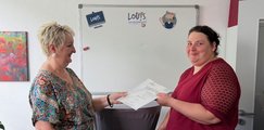 LOU!S-Absolventin Annalena Tobisch und Andrea Rauhaus bfz Lauda-Königshofen LOU!S-Absolventin Annalena Tobisch und Andrea Rauhaus