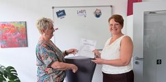 LOU!S-Absolventin Svetlana Bomm und Andrea Rauhaus bfz Lauda-Königshofen LOU!S-Absolventin Svetlana Bomm und Andrea Rauhaus