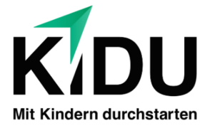 Das Logo von dem Projekt KIDU, mit Kindern durchstarten