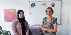 Ilayda Ölmez und bfz Betreuerin vom bfz Lauda-Königshofen bfz Lauda-Königshofen Ilayda Ölmez und bfz Betreuerin