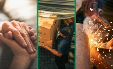 Pflegeberuf, Logistikberuf und Handwerksberuf in einer Übersicht 