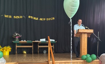 Absolventenfeier - Begrüßung Stephan Zeller 