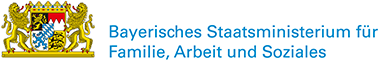 Logo: Bayerisches Staatsministerium für Familie, Arbeit und Soziales